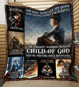 Knights Templar Child Of God Quilt  Quilt